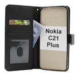 New Standcase Wallet Nokia C21 Plus (Svart)