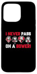 iPhone 15 Pro Max I Never Pass On A Bower Funny Humor Euchre Card Game Case