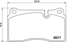 Bromsbelägg Brembo - Land-rover - Range rover, Range rover sport