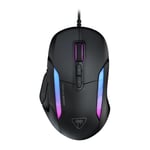 Turtle Beach Kone II - Souris Gaming RGB Ergonomique Filaire, Capteur Optique 26000 DPI, Interrupteurs Optiques 100 M de Clics, 23 Entrées Personnalisables, Molette 4D, Patins en PTFE Pur - Noir