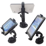 Universal ipad/tablet holder til bilen m/sugekob 7-12 - Sort