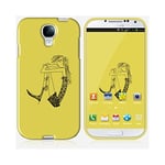 Skinkin Coque Galaxy S4 de chez Design Original : Rockette Yellow par Carlotta