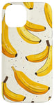 Coque pour iPhone 14 Forme simple de banane minimaliste à motif de fruits