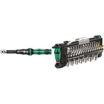 Wera Click Torque A 5 Adjustable Torque Wrench, 1/4" Square Drive, 2.5-25 Nm, 05075604001 & Tool-Check Plus Mini Bit Ratchet, Socket, Screwdriver & Bit Set, 39pc, 05056490001