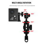 Motorcycle Action Camera Holder Aluminum Alloy 360° Adjustable Recorder Moun REL