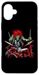 Coque pour iPhone 16 Plus Kit de batterie Rock and Roll Band Rock On Drum du batteur Skeleton Guy