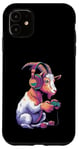 iPhone 11 Goat Stuffed Animal Goat Costume Kids Headphones Video Game Case