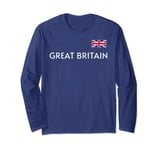 GREAT BRITAIN UNITED KINGDOM FLAG GBR SPORTS ATHLETIC JERSEY Long Sleeve T-Shirt