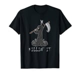 Funny Grim Reaper Rock On Halloween for Rock and Roll T-Shirt