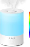 Humidificateur d'Air BéBé Amélioré,Humidificateur d'Air Chambre avec 30H d'Autonomie,Humidificateur Ultrasonique Silencieux avec 3 Mode de Brume/28dB/Arrêt Automatique/7 LED Veilleuse/Sans BPA