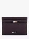 BOSS Signature Stripe Card Holder, Open Red