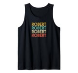 Robert Groovy Retro Personalized Name Robert Tank Top