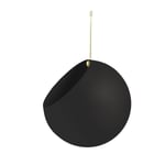 AYTM GLOBE hängande kruka o21 cm h32 cm Black