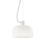 Flos - Bellhop Glass S2 pendellampa vit - Pendellampor - edward-barber-jay-osgerby - Vit