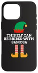 Coque pour iPhone 16 Pro Max Cet elfe peut être soudoyé avec Samosa Christmas PJ Santa Helper