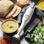 Russell Hobbs Food Collection Stainless Steel White Hand Blender