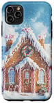 iPhone 11 Pro Max Cute Christmas Gingerbread House Snowflakes Holiday Xmas Case