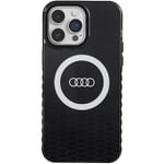 Coque AUDI en TPU rigide avec Logo MagSafe pour iPhone 14 Pro Max 6.7 - noir