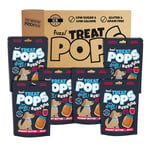 Fuzzl Treat Pops - Peanut Butter & Jelly Natural Dog Treats 6 x 100g - Soft Baked Grain Free Dog Chews Dog Biscuits - Training Treat for Small, Medium and Large Dogs