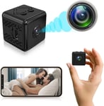 Mini Camera Espion sans Fil HD 1080P Magnetic Spy Caméra de Surveillance WiFi Interieur Longue Durée de Vie de La Batterie Caméra avec Vision Nocturne et Detecteur pour Bébé, Voiture, Animaux