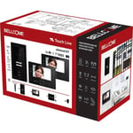 Advanced 7 Video-Kit 2 Familie Interphone vidéo filaire Set complet 14 pièces noir - Bellcome