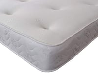 Starlight Beds - Single Mattress. 9 Inch Deep Sprung Single Mattress with Environmentally Friendly Memory Fibre (3ft x 6ft3, 90cm x 190cm)