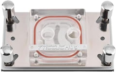 Bloc de Refroidissement par Eau pour Ordinateur CPU, cuivre Rouge + PMMA Waterblock AMD-PM3D avec microcanal pour CPU AM2/AM2 +/AM3/AM3 +/AM4/FM2 +