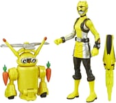 Figurine Power Rangers Beast Morphers Yellow Ranger & Morphin Jax Beastbot 15 Cm