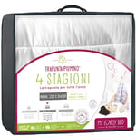 My Lovely Bed - 4-season duvet - 220 x 240 cm - 3 in 1 (200 g/m² and 300 g/m² = 500 g/m²) - Warm for winter/light for summer