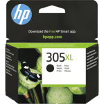 HP 305XL High Yield Black Original Ink Cartridge blekkpatron 1 stykker Høyt (XL) utbytte Sort