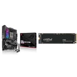 ASUS ROG Maximus Z790 Hero Intel® Z790 LGA 1700 ATX motherboard, 20 + Crucial T700 2TB Gen5 NVMe M.2 SSD - Up to 12,400 MB/s