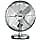 Tower T605000 Metal Desk Fan With 3 Speeds Automatic Oscillation 12 35W Chrome