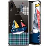 Caseink Coque pour Samsung Galaxy A20 (6.4) [Gel HD Collection Petits Grains® Design MVE Le Bateau - Souple - Ultra Fin - Imprimé en France]