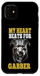 Coque pour iPhone 11 My Heart Beats for Gabber Uptempo Speedcore