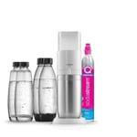 Machine à soda et eau gazeuse Sodastream DUO Blanche + 2 carafes + 2 bouteilles