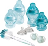 Tommee Tippee Closer To Nature Newborn Starter Set Blue Anti Colic 