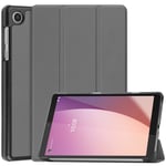 SKALO Lenovo Tab M8 Gen 4 Trifold Suojakotelo - Harmaa