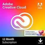 Adobe Creative Cloud|Graphic Design|AI Features|PC/MAC|Digital Download