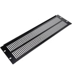 RackMatic - Panneau de ventilation 3U pour serveur rack 19" Couvercle en acier noir