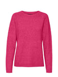 Vero Moda Vmdoffy Ls O-Neck Blouse Ga Noos Rosa