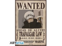 Poster - One Piece - Wanted Trafalgar Law - 52 x 35 cm - ABYstyle