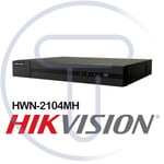 NVR Hikvision Hiwatch HWN-2104MH 4 canaux 1 2 4 6 MPx Megapixel max 6TB Alarme