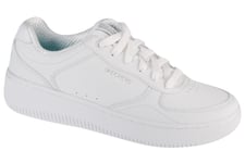 baskets Femme, Skechers Sport Court 2.0 - Core Essential, Blanc