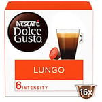 NESCAFÉ Dolce Gusto Coffee Capsules Lungo Intensity 6 Arabica Pack of 16 of 89.6 g