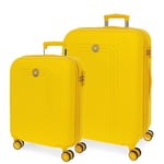 MOVOM Riga Set Valise Taille Unique, Jaune, Taille Standard, Ensemble de valises