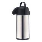 Alfi Thermos ÃPompe TT, Distributeur de Boissons, Pichet Thermos, Pichet ÃPompe, Acier Inox Matifié, 2,5 L, 0837205250