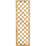 Panneau quadrille' rectangulaire en bois de pin impre'gne' 60x180 cm pour terrasse de jardin