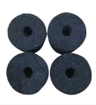 Cymbal Felts Wool Charcoal Colour 35mm x 15mm (Pack of 4)-Free postage 1st class