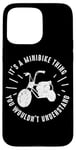 Coque pour iPhone 15 Pro Max Minibike Vintage Moto Lover Funny Mini Bike Racing