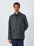 John Lewis Birdseye Wool Blend Chore Jacket, Charcoal